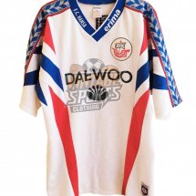 Hansa Rostock Home football shirt 1996 - 1998 sponsored by Daewoo