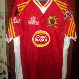 Soles de Ciudad Juarez Home football shirt 2005 - 2006 sponsored by Carta Blanca