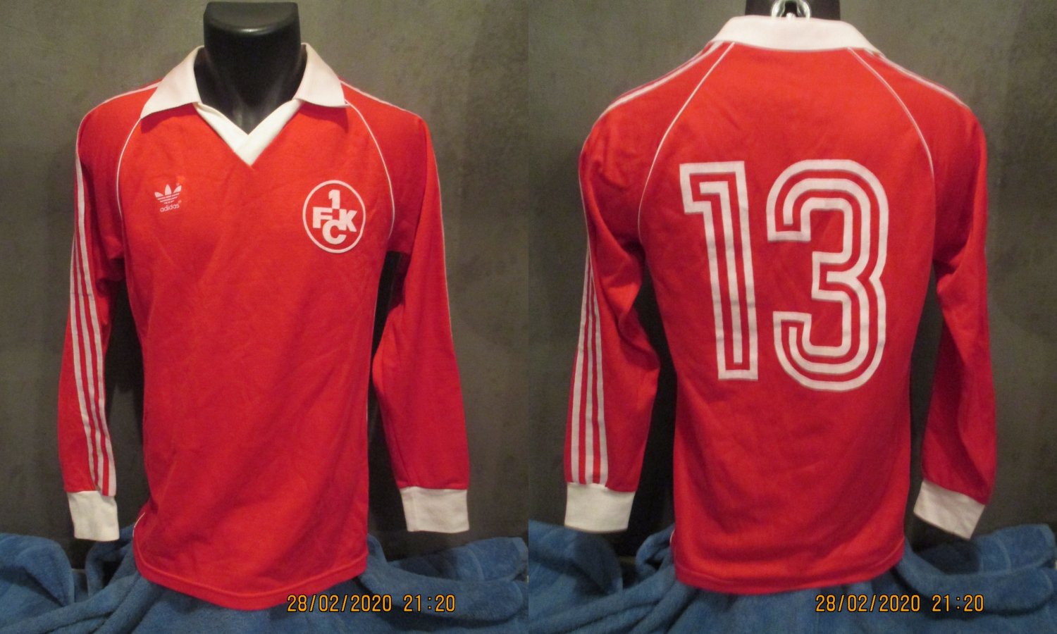 1. FC Kaiserslautern Cup Shirt FußballTrikots 1979 1980