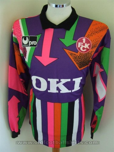 1. FC Kaiserslautern Goalkeeper football shirt 1991 - 1992