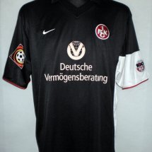 1. FC Kaiserslautern Home football shirt 2000 - 2001 sponsored by Deutsche Vermögensberatung