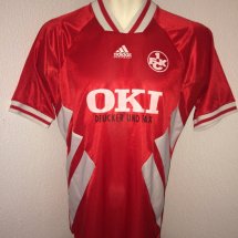 1. FC Kaiserslautern Home football shirt 1994 - 1995 sponsored by OKI