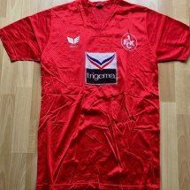 1. FC Kaiserslautern Home football shirt 1987 - 1988 sponsored by Trigema
