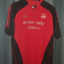 1. FC Kaiserslautern Home football shirt 1999 - 2000 sponsored by Mister+Lady Jeans