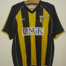 Fostiras F.C. Home football shirt 2004 - 2005 sponsored by NGK