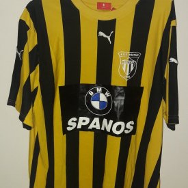 Fostiras F.C. Home football shirt 2006 - 2007 sponsored by BMW