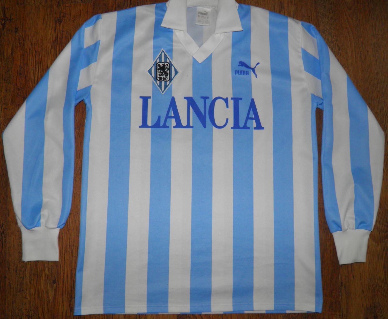 Maillot De Foot Erima Vintage 1972-73 - 1860 Munich #4 - Taille M - Occasion Rare