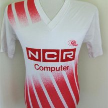 Augsburg Home football shirt (unknown year) sponsored by NCR