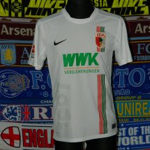 Augsburg Home football shirt 2015 - 2016 sponsored by WWK Versicherungen