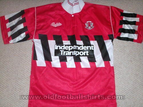 Leyton Orient Home fotbollströja 1992 - 1993
