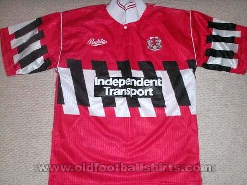 Leyton Orient Home Maillot de foot 1992 - 1993