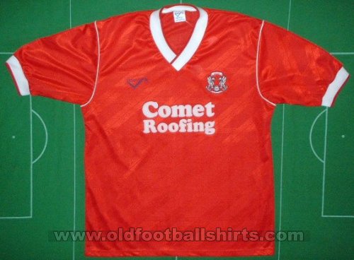 Leyton Orient Home football shirt 1989 - 1990