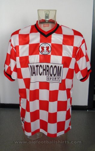 Leyton Orient Home baju bolasepak 2001 - 2002