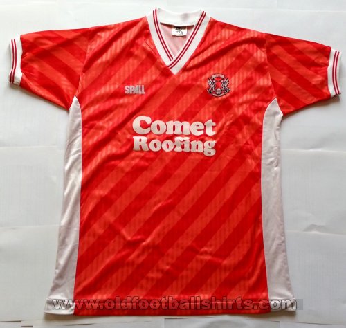 Leyton Orient Home football shirt 1988 - 1989
