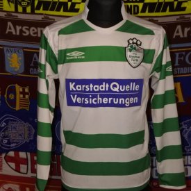 Greuther Furth Home football shirt 2005 - 2006 sponsored by Quelle
