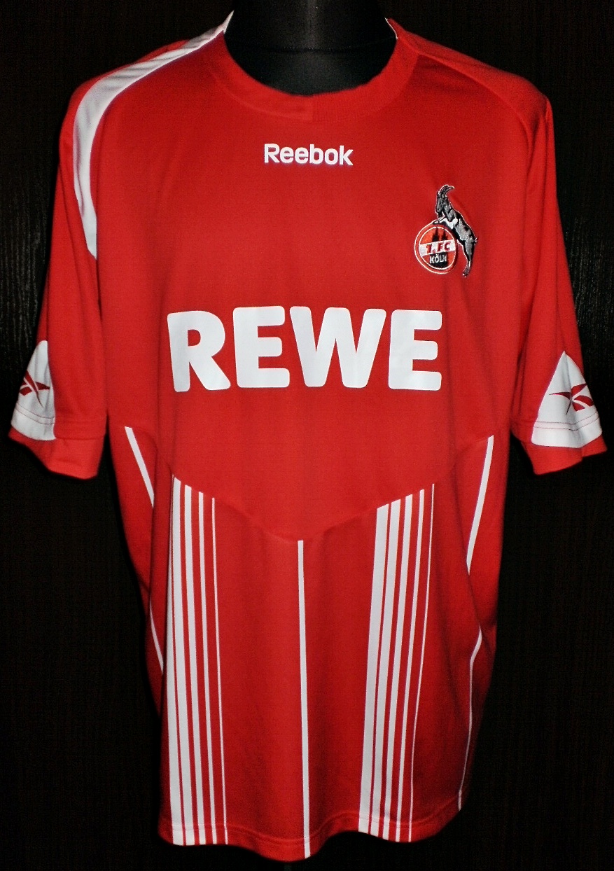 1 FC Köln Pin Fußball Trikot 2010-2011 Home REWE Bundesliga Patch