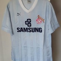 1. FC Koln Home football shirt 1988 - 1990 sponsored by Samsung