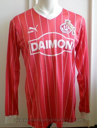 1. FC Koln Home football shirt 1985 - 1986