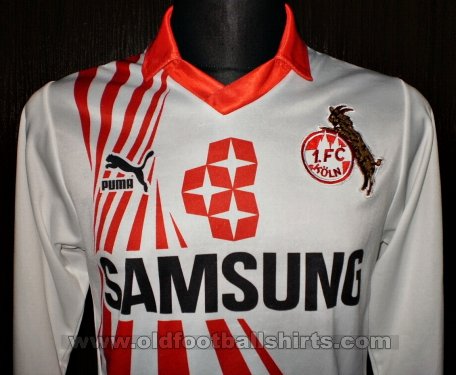1. FC Koln Home football shirt 1990 - 1991