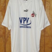 1. FC Koln Home football shirt 2000 - 2001 sponsored by VPV
