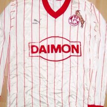 1. FC Koln Home football shirt 1985 - 1986 sponsored by Daimon