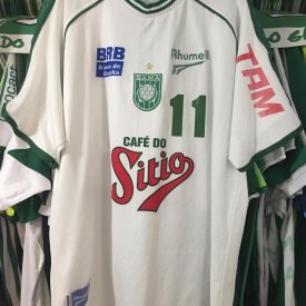 Sociedade Esportiva do Gama Home football shirt 2002 sponsored by Café do Sitio