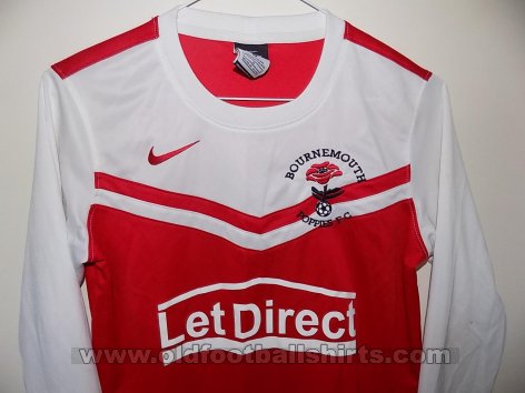 Bournemouth Poppies Home football shirt 2013 - 2015