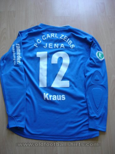 Carl Zeiss Jena Portiere maglia di calcio 2008 - 2009