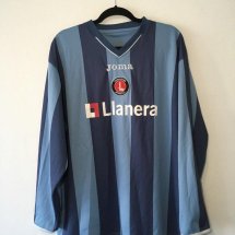 Charlton Athletic Away football shirt 2007 - 2008 sponsored by Llanera 