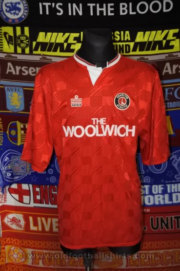 Charlton Athletic Home football shirt 1989 - 1991