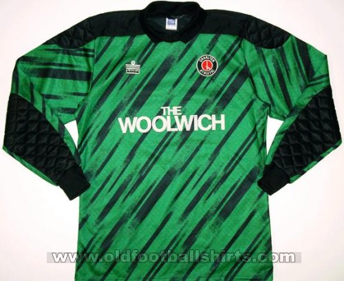 Charlton Athletic Goalkeeper football shirt 1990 - 1991