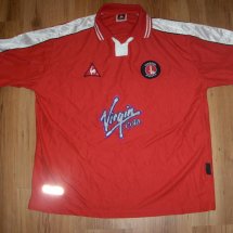 Charlton Athletic Away football shirt 2000 - 2002 sponsored by Virgin Cola