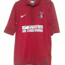Charlton Athletic Home football shirt 2012 - 2013 sponsored by Andrews Air Conditionong