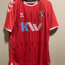 Charlton Athletic Home football shirt 2021 - 2022 sponsored by KW Consulting