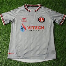 Charlton Athletic Away football shirt 2020 - 2021 sponsored by Vitec Services