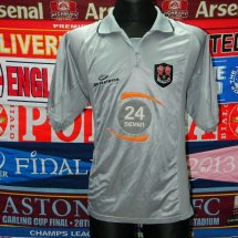 Millwall Away football shirt 2002 - 2003 sponsored by 24 Seven