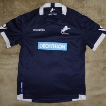 Millwall Home football shirt 2011 - 2012 sponsored by Decathlon