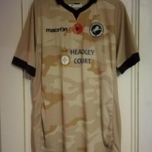 Millwall Home football shirt 2014 - 2015 sponsored by Headley Court
