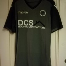 Millwall Away football shirt 2018 - 2019 sponsored by DCS Roofing Contractors