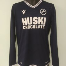 Millwall Home football shirt 2020 - 2021 sponsored by Huski Chocolate