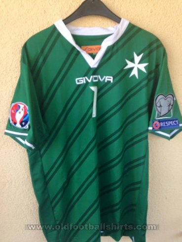 Malta Goalkeeper football shirt 2014 - 2016
