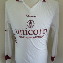 Chelmsford City Home Maillot de foot 2007 - 2008 sponsored by Unicorn Asset Managment