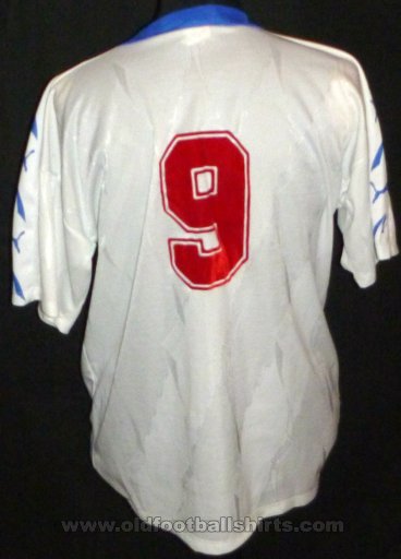 FC Mulhouse Home football shirt 1992 - 1993