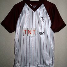 Northampton Town Home football shirt 1986 - 1988 sponsored by TNT Ipec
