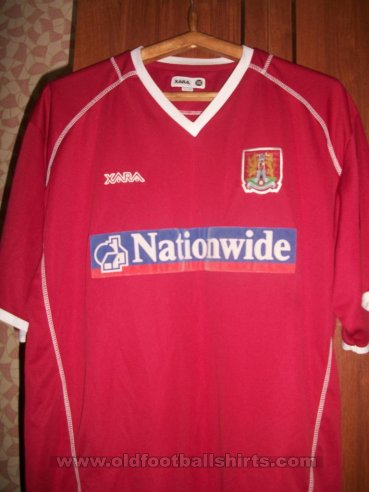 Northampton Town Home football shirt 2003 - 2005