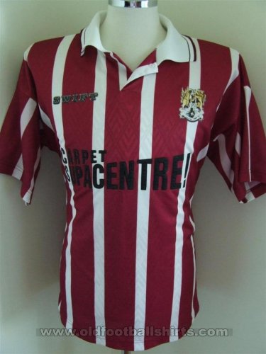 Northampton Town Home football shirt 1993 - 1994