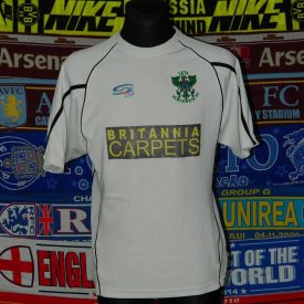 1874 Northwich F.C Home football shirt 2012 - 2013 sponsored by Britannia Carpets
