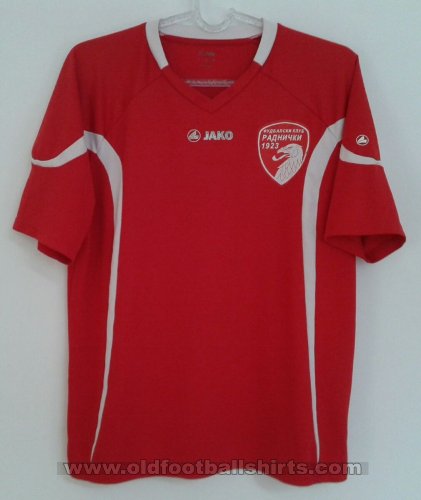 FK Radnički 1923 Home football shirt (unknown year)
