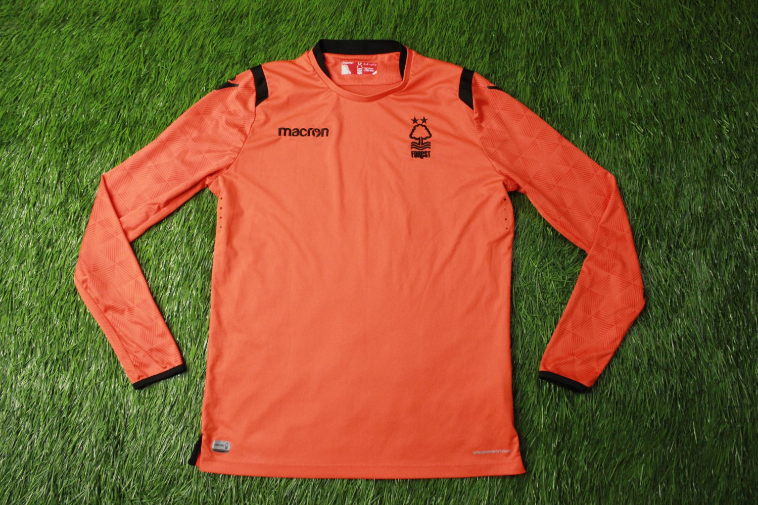 NOTTINGHAM FOREST 2018/2019 MATCH WORN ISSUE GOALKEEPER LONG SLEEVE #15 STEELE