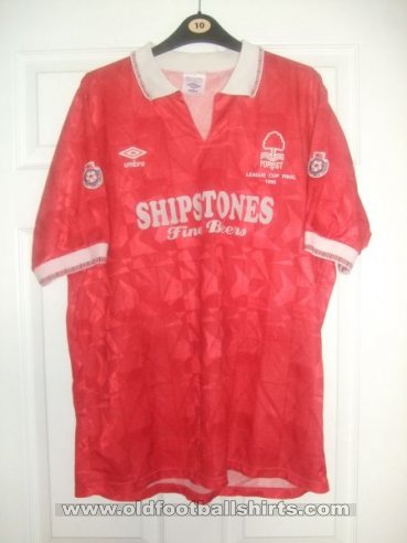 Nottingham Forest Home football shirt 1991 - 1992